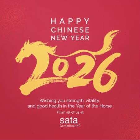 SATA CommHealth Chinese New Year greeting